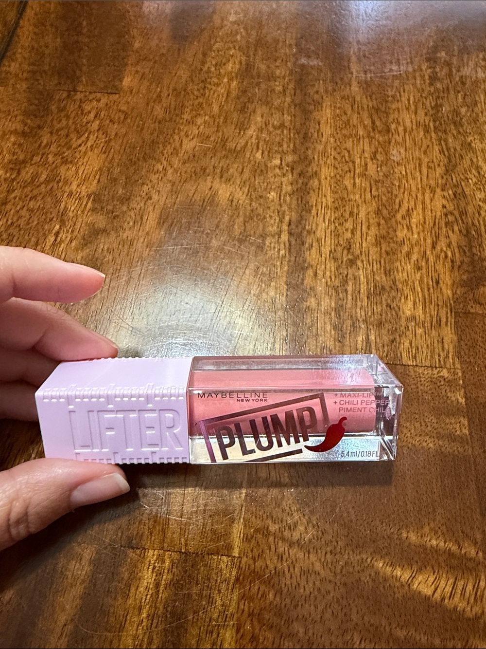 Maybelline Lifter Plump Lip Gloss — Chili Pepper Red